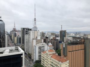 City from a rooftop